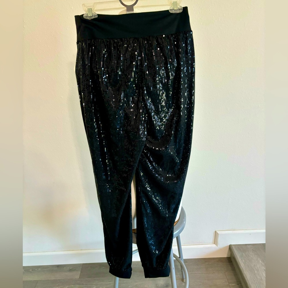 NWOT Black Sequin Pants ✨